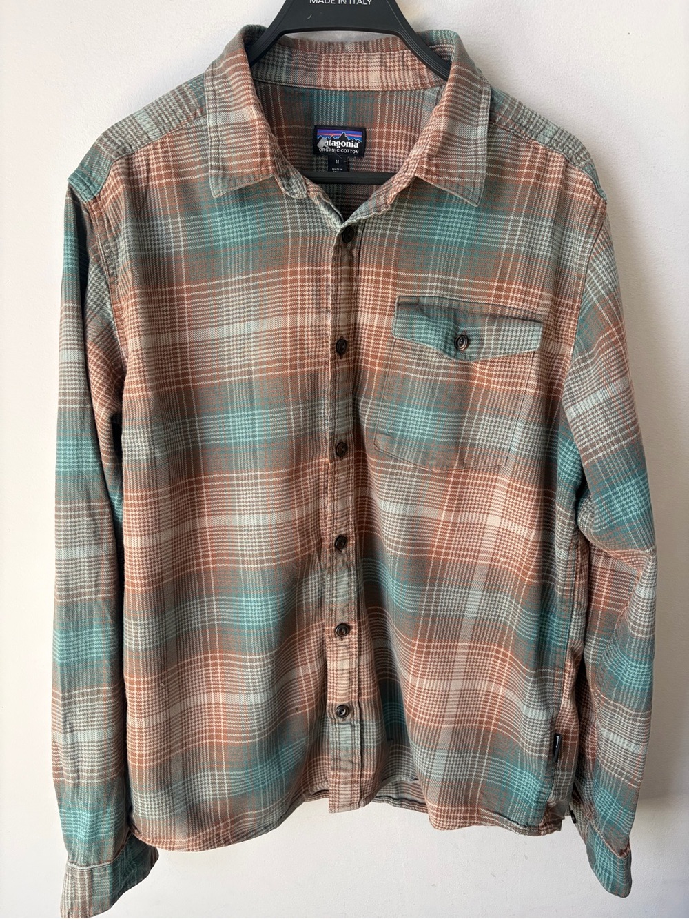 Patagonia Organic Cotton Plaid Flannel Shirt